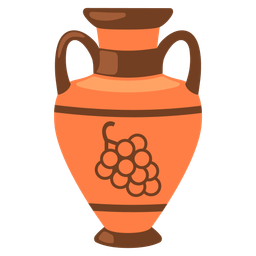 grapes and amphora