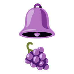 grapes and bell