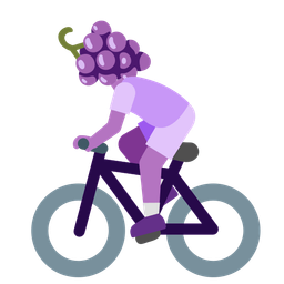 grapes and bicycle
