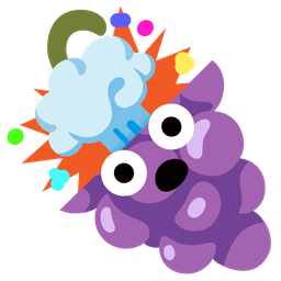 grapes and exploding head