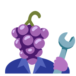 grapes and hammer and wrench