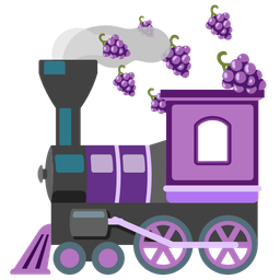 grapes and locomotive