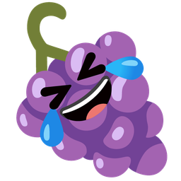 Grapes and Rolling on the floor laughing