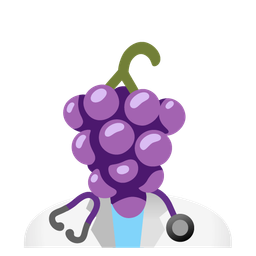 grapes and stethoscope