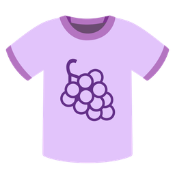 grapes and t-shirt