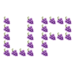 grapes and UP! button