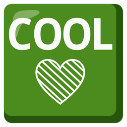 green heart and COOL button