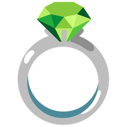 Green heart and Ring