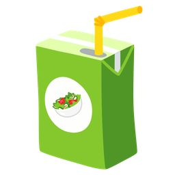 green salad and beverage box