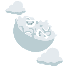 green salad and cloud