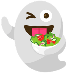 green salad and ghost