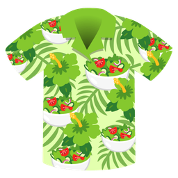 green salad and hibiscus