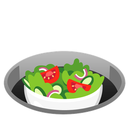 green salad and hole