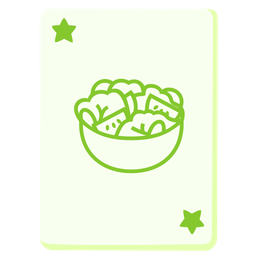 green salad and joker