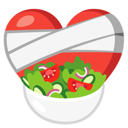 green salad and mending heart