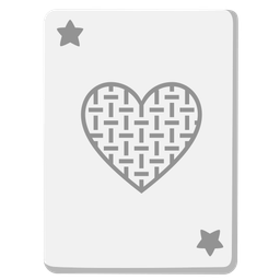 grey heart and joker