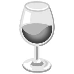 grey heart and wine glass