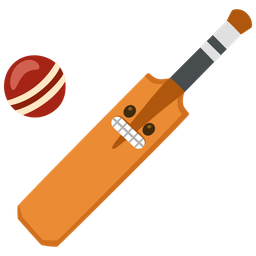 grimacing face and cricket game