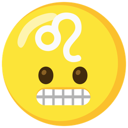 grimacing face and Leo