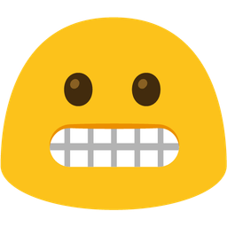 grimacing face and magic wand