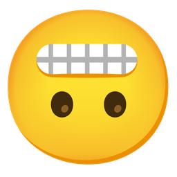 Grimacing face and Upside-down face