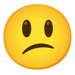 grinning face with big eyes and confused face