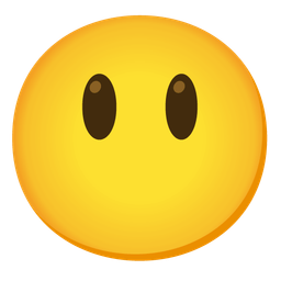 grinning face with big eyes and face without mouth