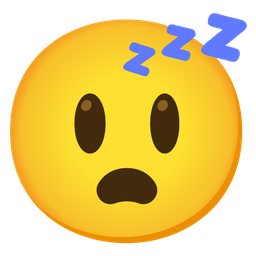 grinning face with big eyes and sleeping face