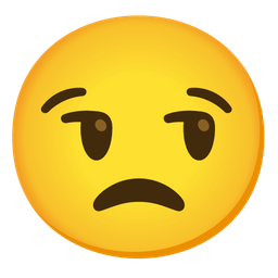 grinning face with big eyes and unamused face