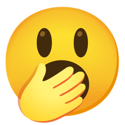 grinning face with big eyes and yawning face