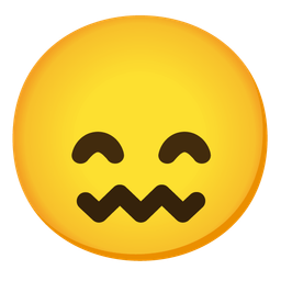 grinning face with smiling eyes and confounded face