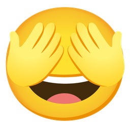 grinning face with smiling eyes and see-no-evil monkey