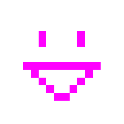 grinning face and alien monster