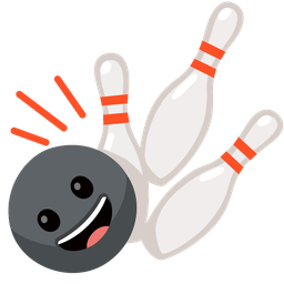 grinning face and bowling