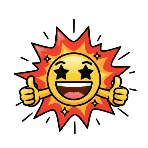 grinning face and collision