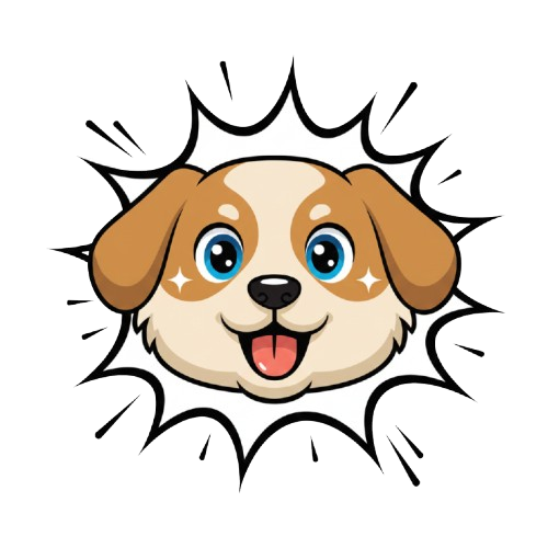 grinning face and dog face