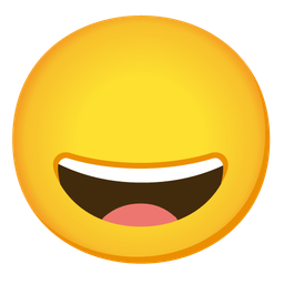 grinning face and face without mouth