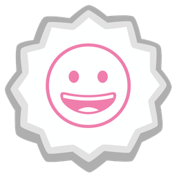 grinning face and fish cake with swirl