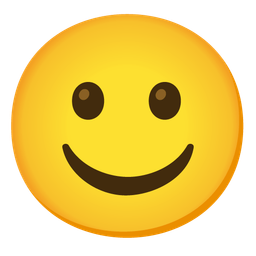 grinning face and frowning face