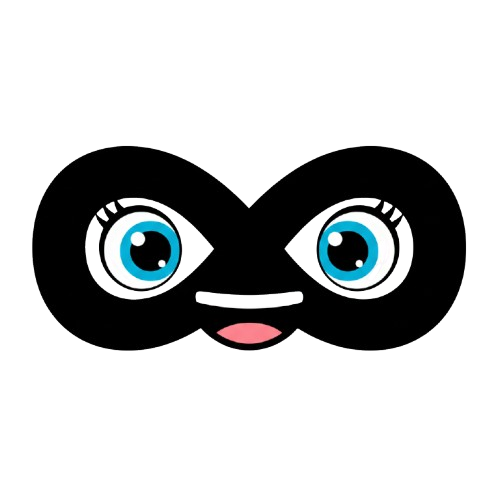 grinning face and infinity