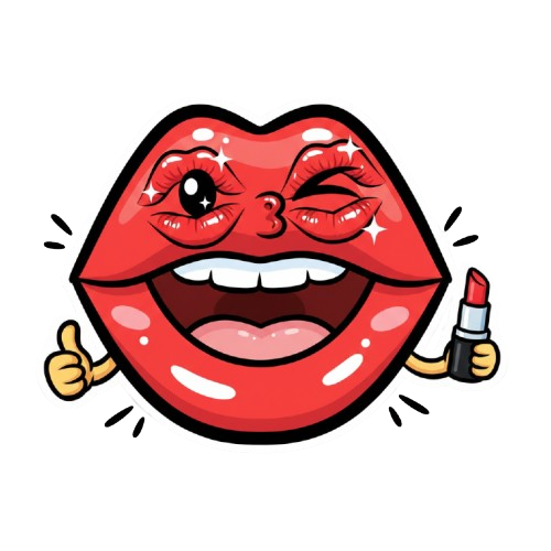 grinning face and kiss mark