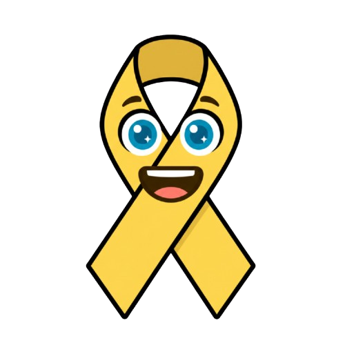 grinning face and reminder ribbon