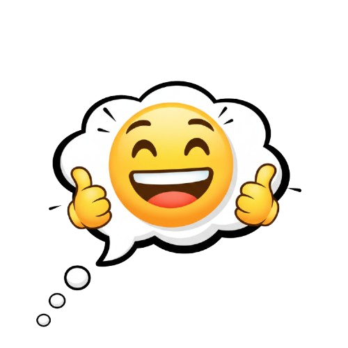 grinning face and right anger bubble