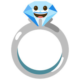 grinning face and ring