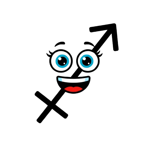 grinning face and Sagittarius