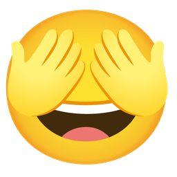 grinning face and see-no-evil monkey