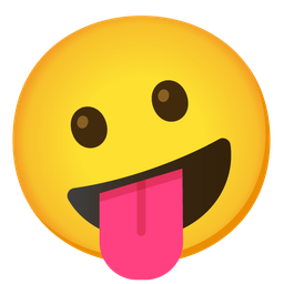 Grinning face and Zany face