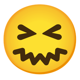 grinning squinting face and confounded face