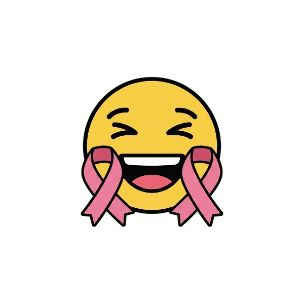 Grinning squinting face and Reminder ribbon