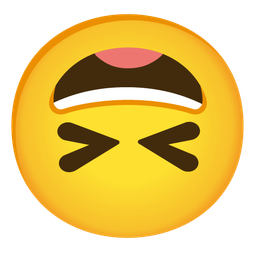 Grinning squinting face and Upside-down face